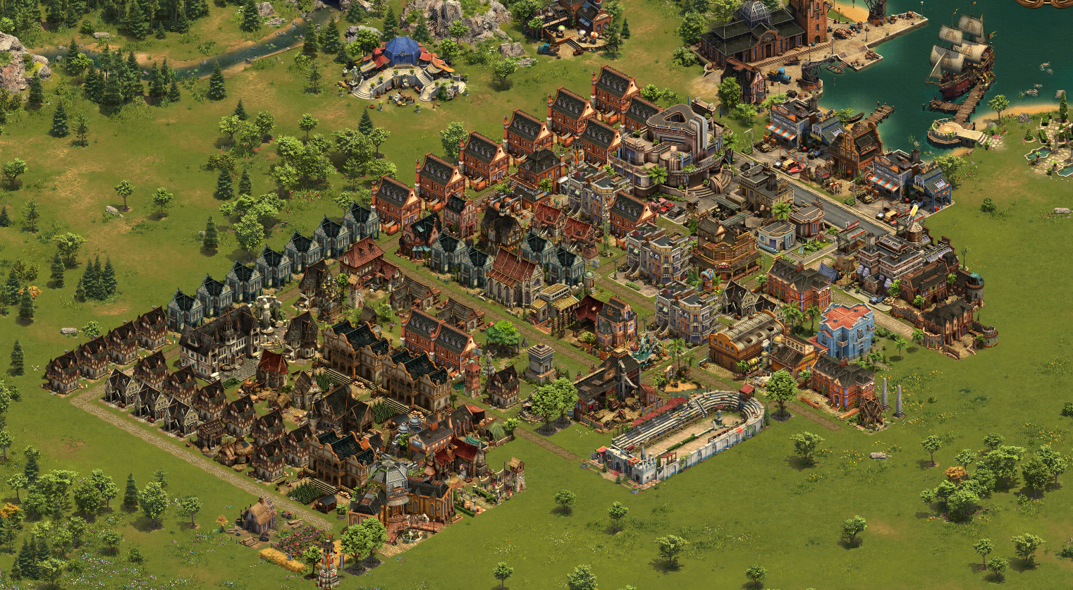 ausgangssituation in huedan vor der neuplanung Huebidns Stadt vor Neuorganisation